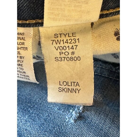 Lucky Brand Jeans Women‎ 4 Blue Medium Wash Distressed Lolita Skinny - Picture 12 of 12